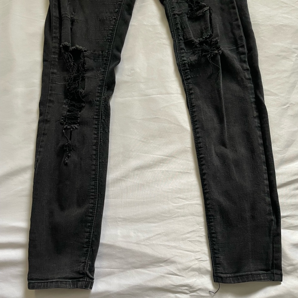 Mudd FLX Stretch Low Rise Skinny Distressed / Ripped Jeans - Picture 3 of 7